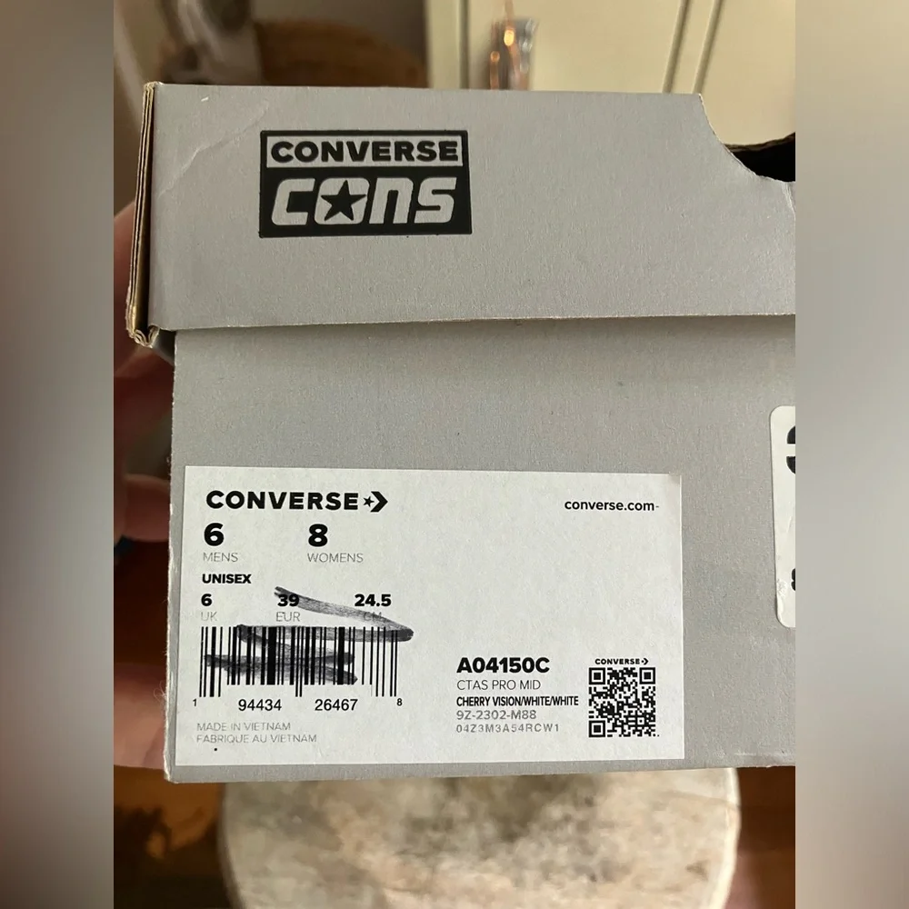 Converse Chuck Taylor All Star Pro Mid Burgundy Shoes - Picture 16 of 16